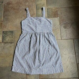 LOFT Summer Sleeveless Nautical Vibe Dress in Women's Size Medium